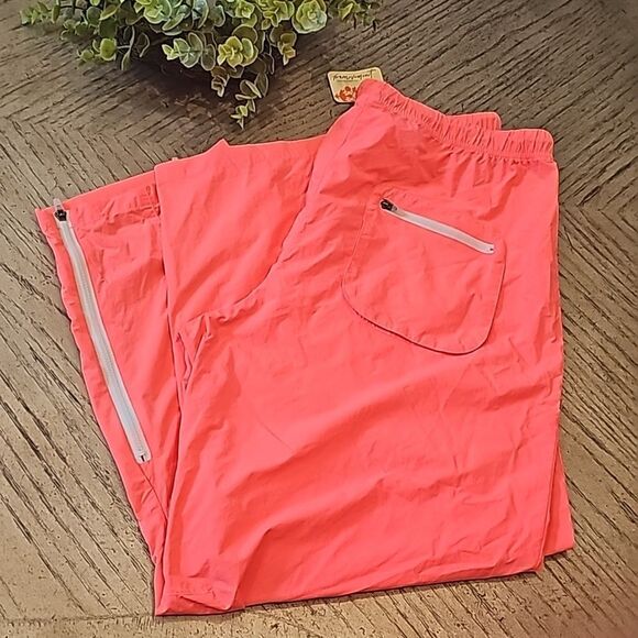 Free people movement size S neon coral pants NWT - Picture 9 of 12